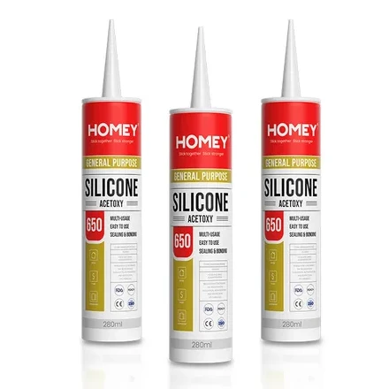 SELLADOR DE SILICONA HOMEY ACRILICA BLANCO 280 ML
