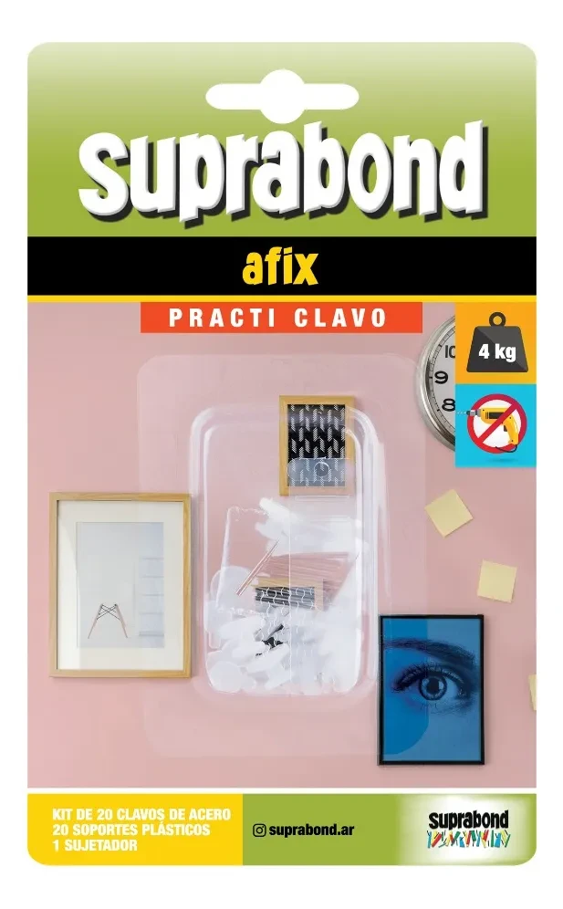 SUPRABOND ABROJO SUJETADOR AUTOADHESIVO 20 MM X 2 M