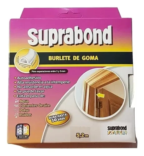 SUPRABOND BURL. GOMA AUTOADH.MARRON.PERF.D 5,2M