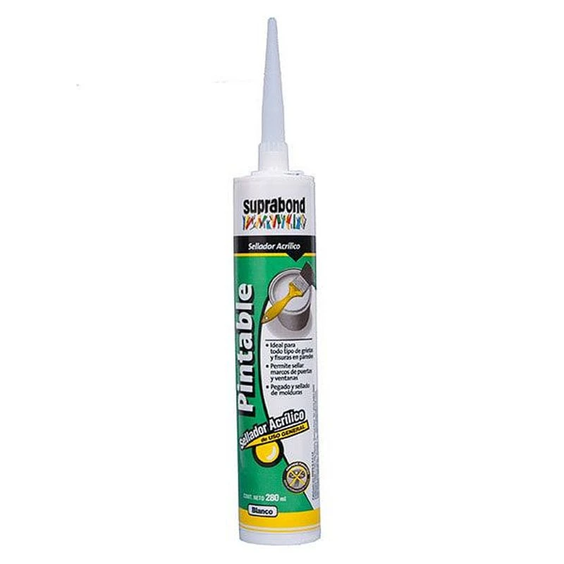 SUPRABOND SELLADOR ACRÍLICO PINTABLE - BLANCO