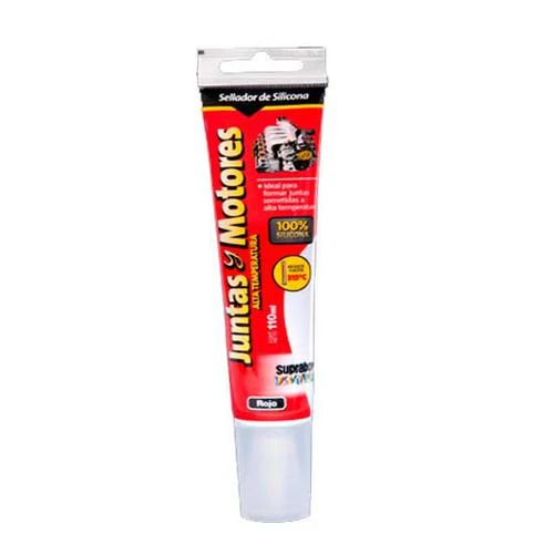 SUPRABOND SILICONA JUNTAS Y MOTORES 110ML POMO ROJO