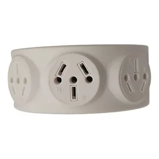 MULTIFICHA TRIPTO GIRATORIO 3P BLANCO