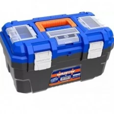 WADFOW CAJA DE HERRAMIENTAS PLASTICA C/GAV C/ METAL 19"
