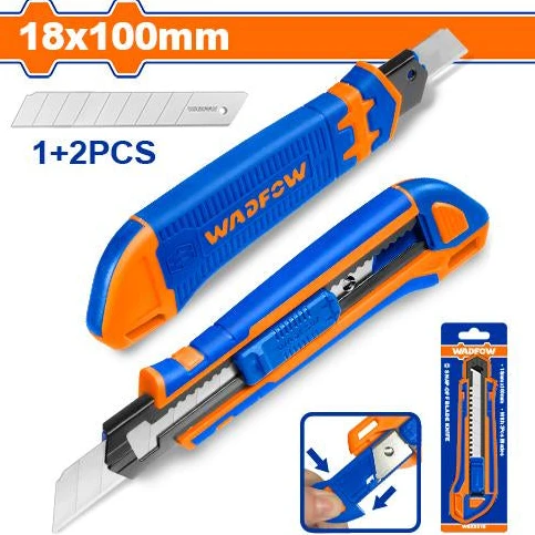 WADFOW CUTTER 18MM PLÁSTICO C/ REPUESTO