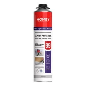 ESPUMA PROYECTADA DE POLIURETANO 750ML (P/AISLAMIENTO)