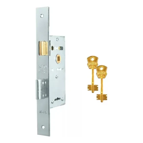 DIVO CERRADURA 1070 DE SEGURIDAD FRENTE ANCHO ZINC.