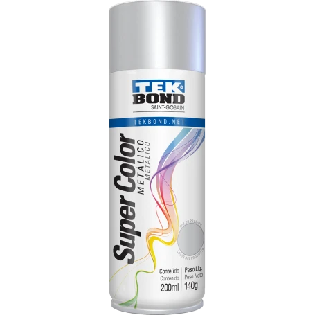 TEK BOND PINTURA AERO.140 GR.METALIZADO PLATA