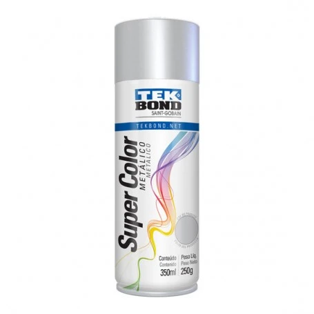 TEK BOND PINTURA AERO.250 GR.USO GRAL.METALIZADO PLATA