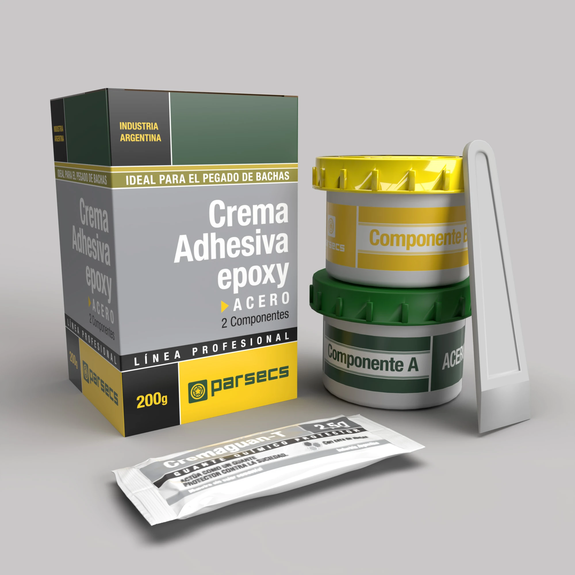 PARSECS CREMA ADHESIVA EPOXI GRIS