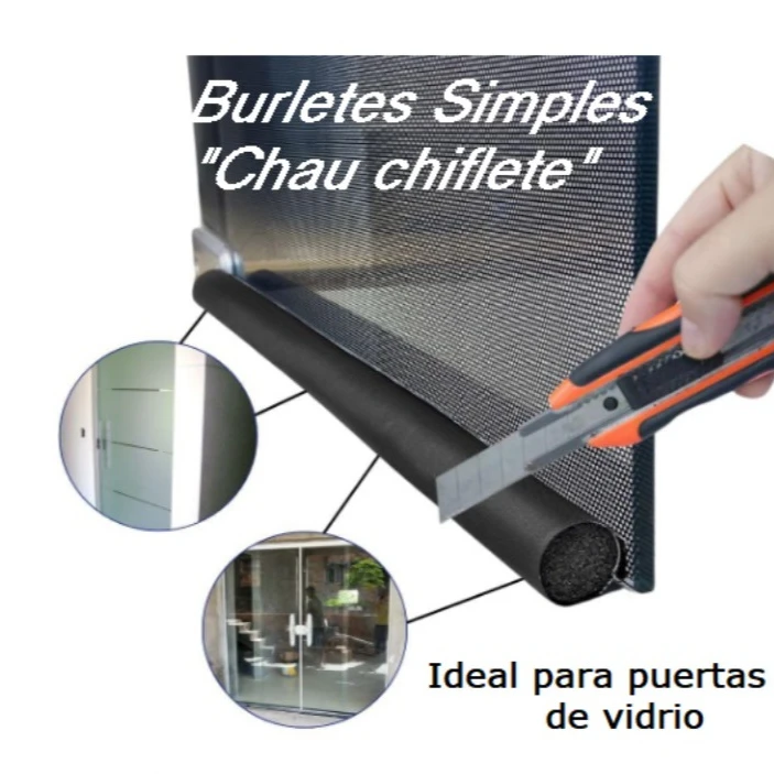 ZOCALO PARA PUETA DOBLE GRIS CHAU CHIFLETE