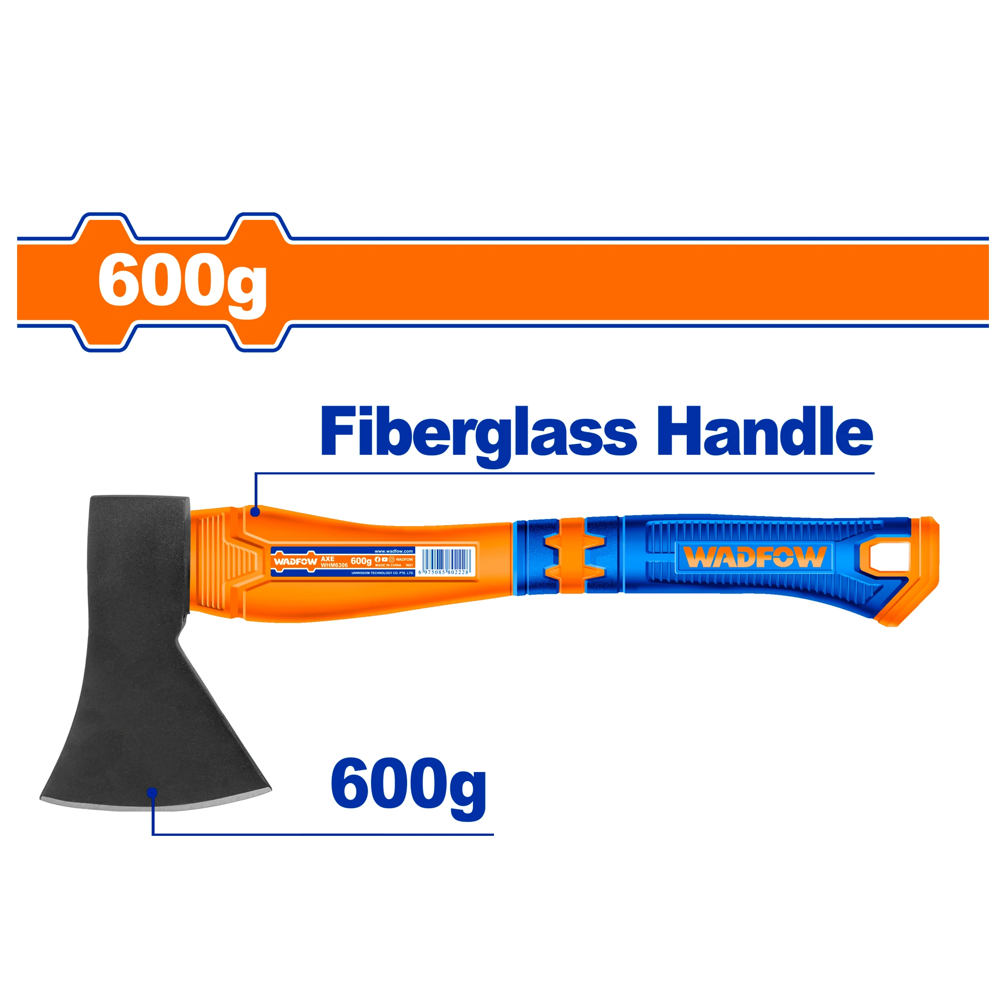 WADFOW HACHA CABO FIBRA 600G