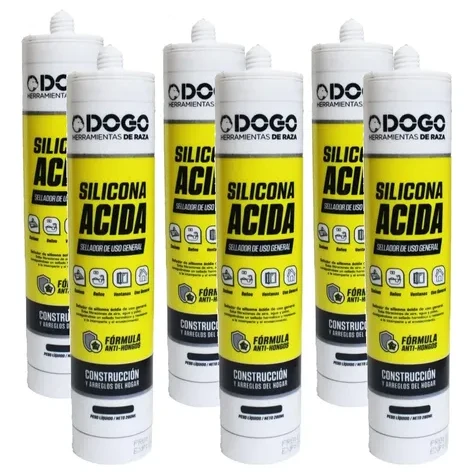 DOGO SELLADOR SILICONA ACIDA  TRANSP. 280 ml