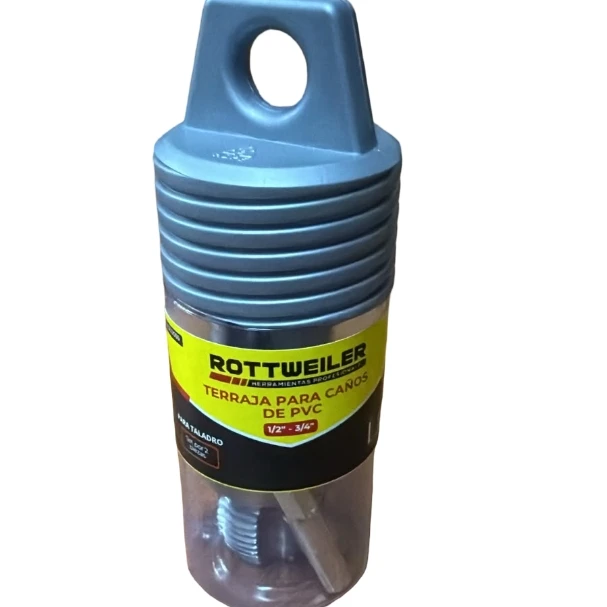TERRAJA PARA TALADRO M/H 1/2 - 3/4 ROTTWEILER