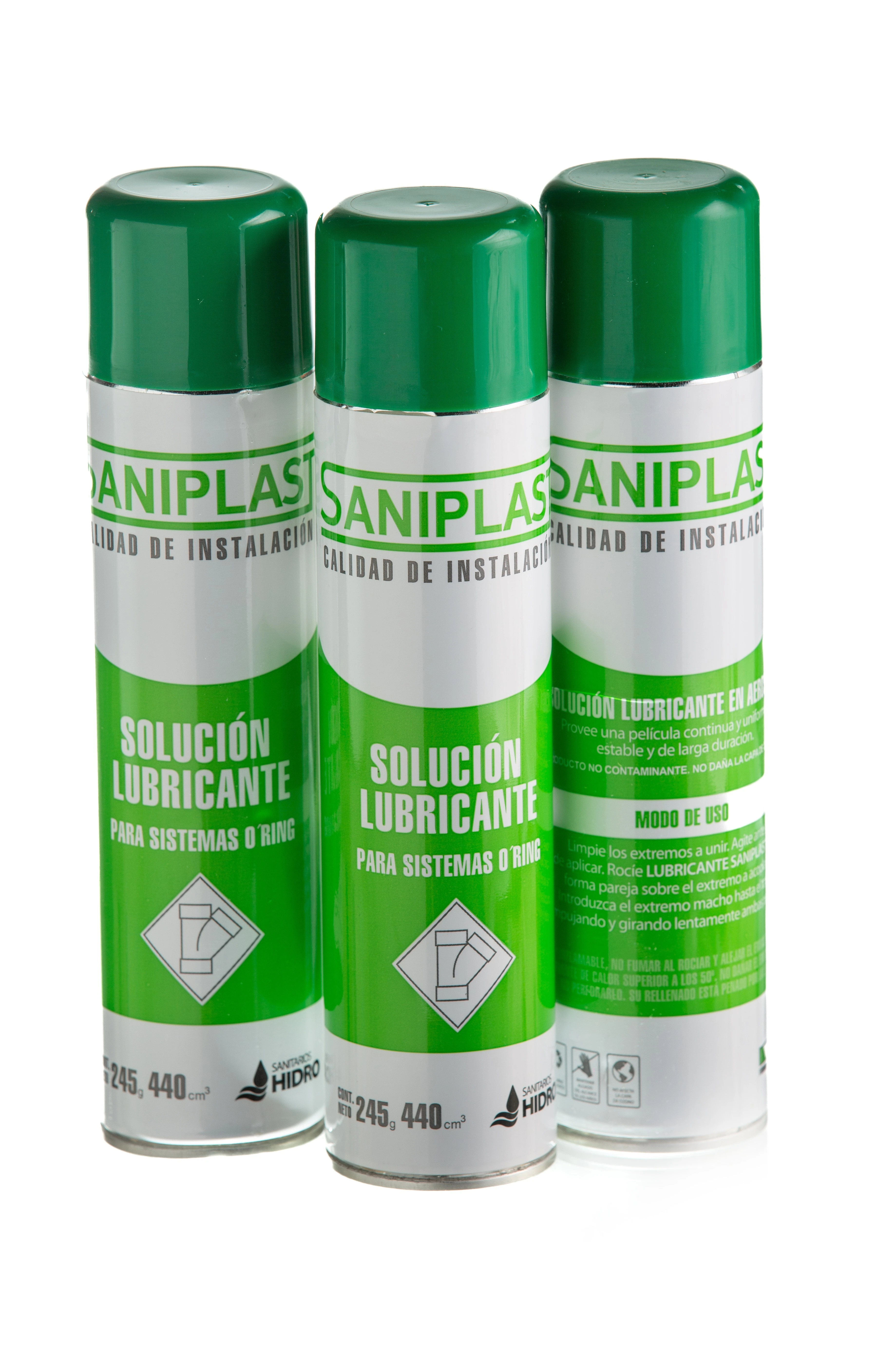 SANIPLAST SOLUCION LUBRICANTE PARA CAÑOS 440CC