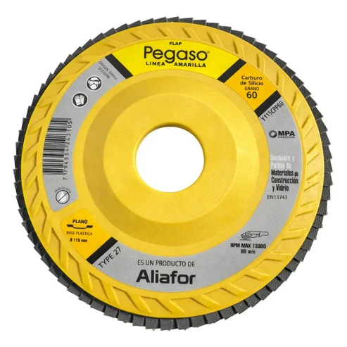 ALIAFOR DISCO FLAPS PLAST. CARB. SILICIO- GR 400 - 115 MM