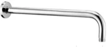 BRAZO LLUVIA ACERO INOX C-ROSETA 90°×35CM