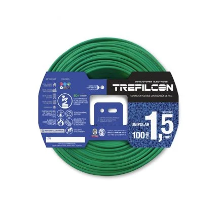 CABLE UNIPOLAR 1X1,50 MM VER/AMA