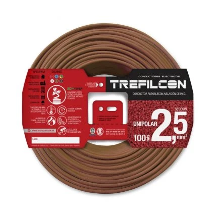 CABLE UNIPOLAR 1X2,50 MM MARRON