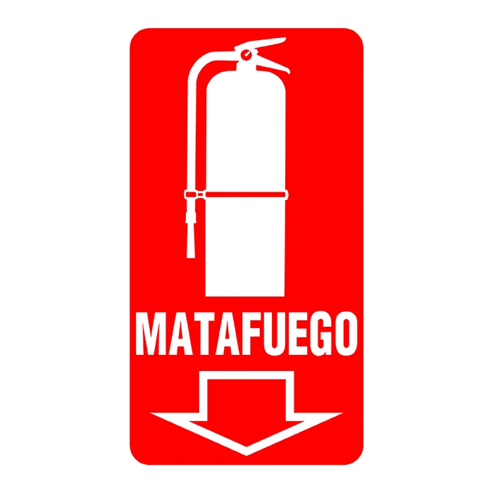 CARTEL- MATAFUEGO 320X450X08