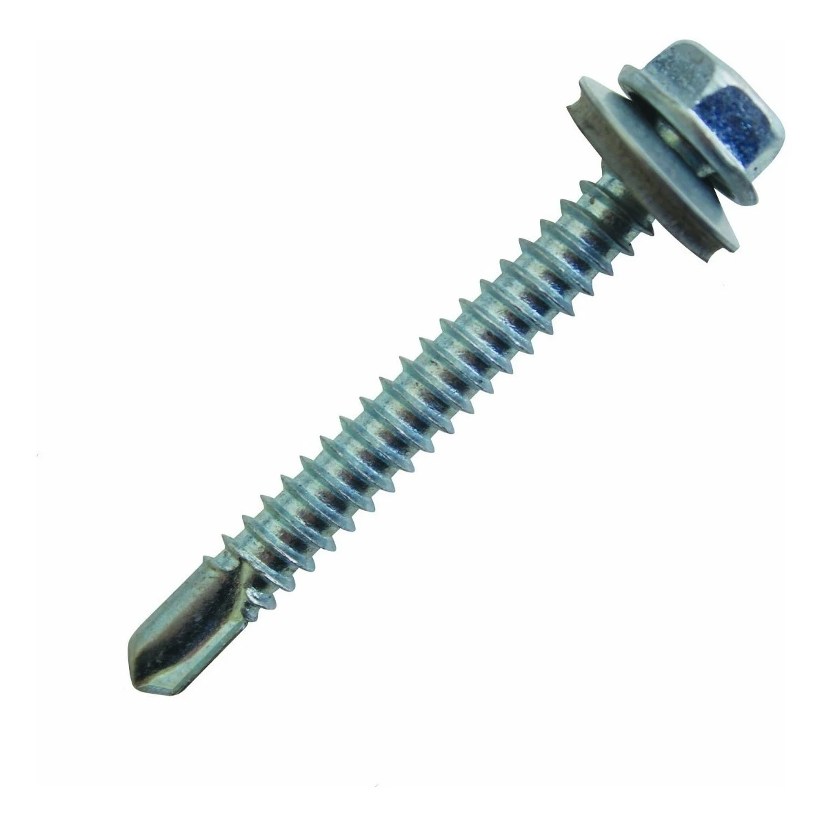 TORNILLO HEXAGONAL C/ARANDELA P/MECHA 14 X 2 1/2" X 100 U.