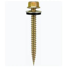 TORNILLO HEXAGONAL C/ARANDELA P/AGUJA 14 X 2" X 100 U.