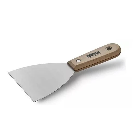 ESPATULA MANGO MADERA 76 MM