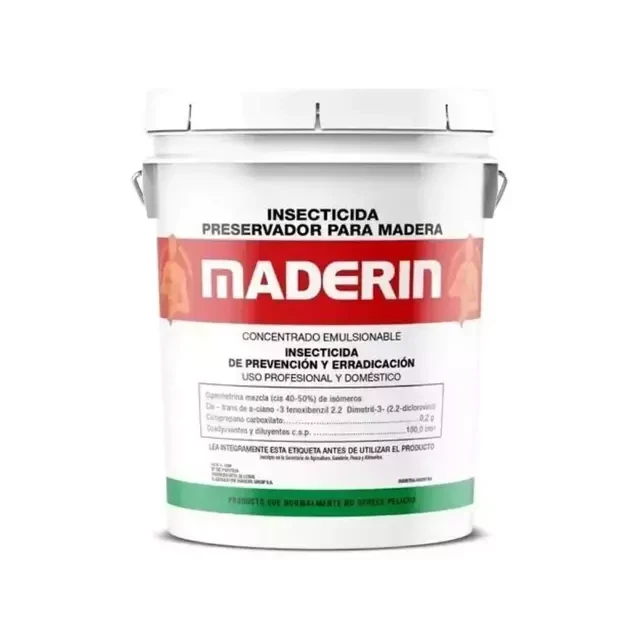 MADERIN PRESERVADOR Y CURADOR 20 LITROS AL AGUA