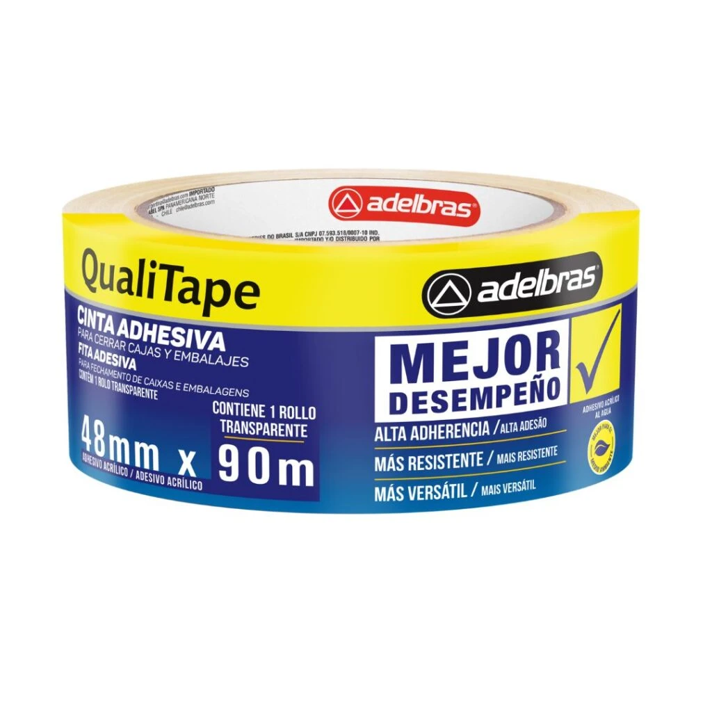 CINTA EMPAQUE TRANSPARANTE 48MMX90MTS